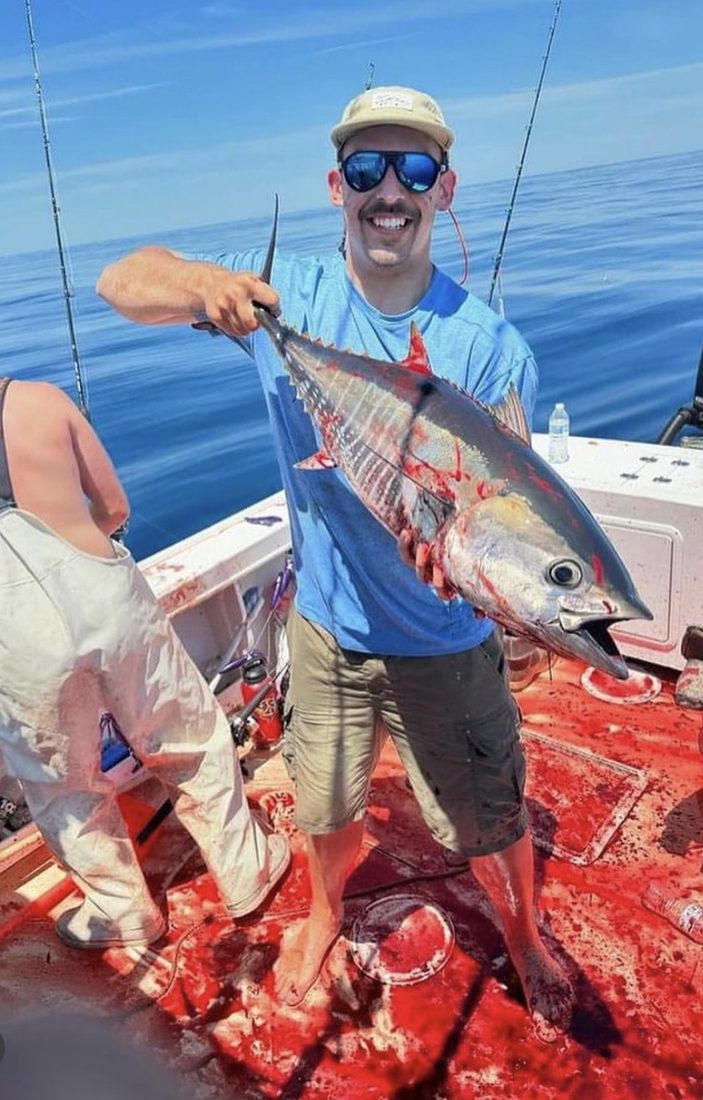 Bluefin tuna caught offshore